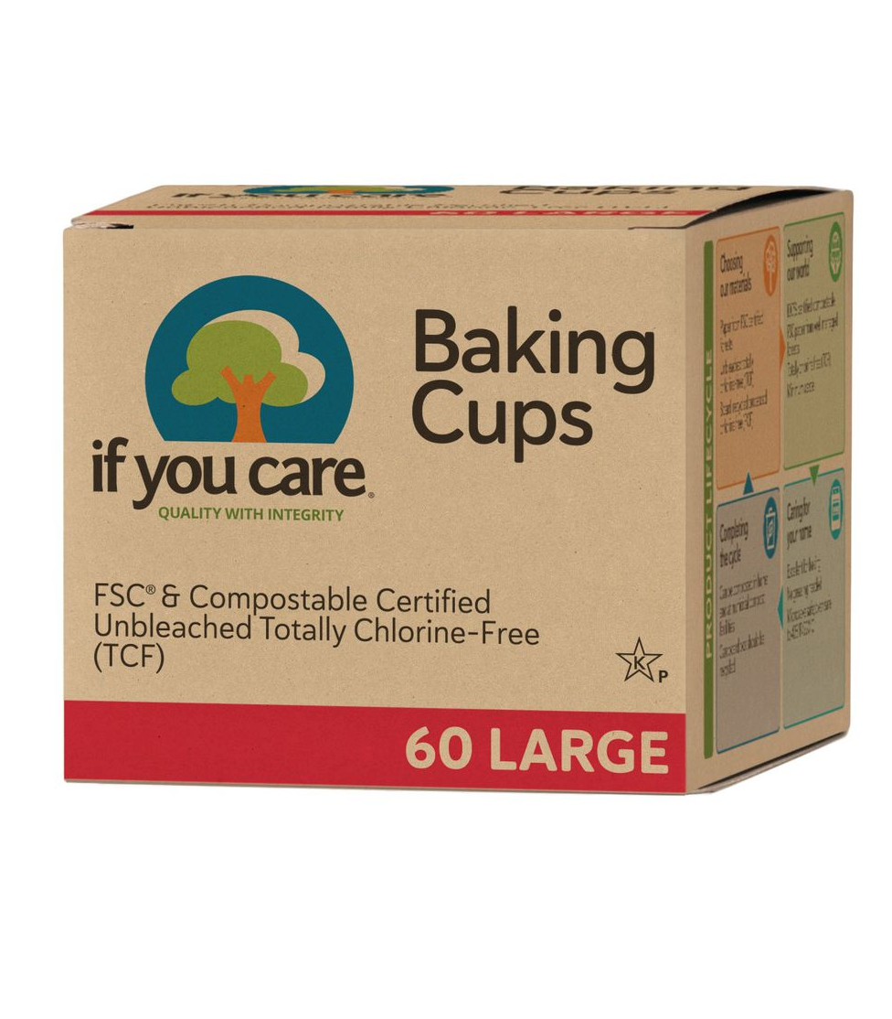 If You Care Large Baking Cups, FSC Certified, 2 1/2 in., 60 ct