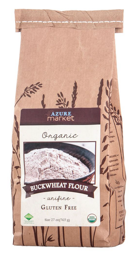 Azure Market Organics Buckwheat Flour, (Unifine), GF, Organic, 27 oz