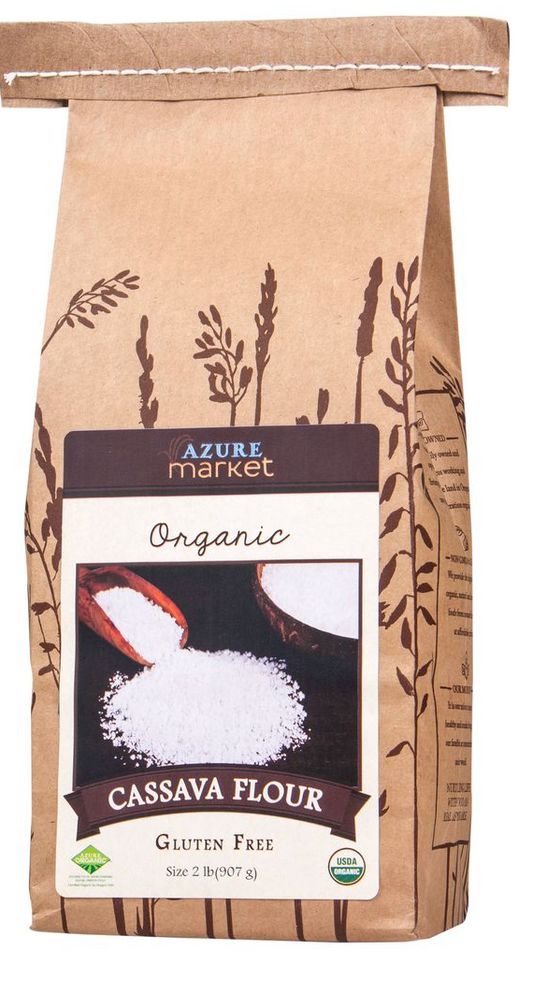 Azure Market Organics Cassava Flour, Organic, 2 lbs