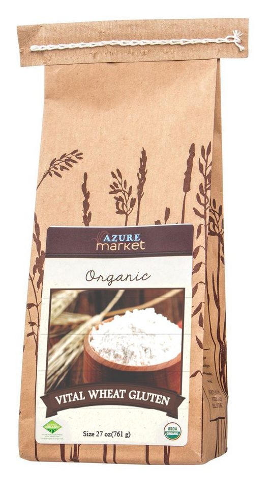 Azure Market Organics Vital Wheat Gluten Flour, Organic, 27 oz