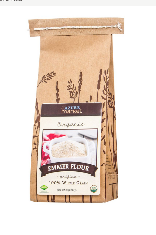 Azure Market Organics Emmer Flour, (Unifine) Organic, 19 oz