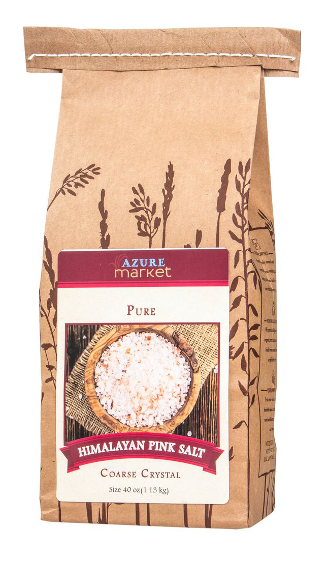 Azure Market Himalayan Pink Crystal Salt, Coarse, 40 oz