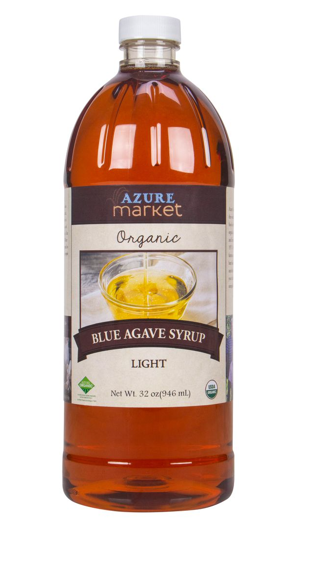 Azure Market Organics Agave Syrup, Blue, Light, Organic, 32 fl oz