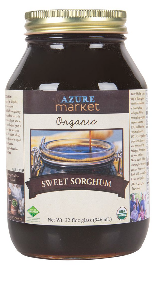 Azure Market Organics Pure Sweet Sorghum, Organic, 32 fl oz