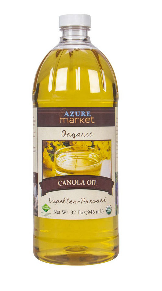 Azure Market Organics Canola Oil, Expeller Pressed, Organic, 32 fl oz