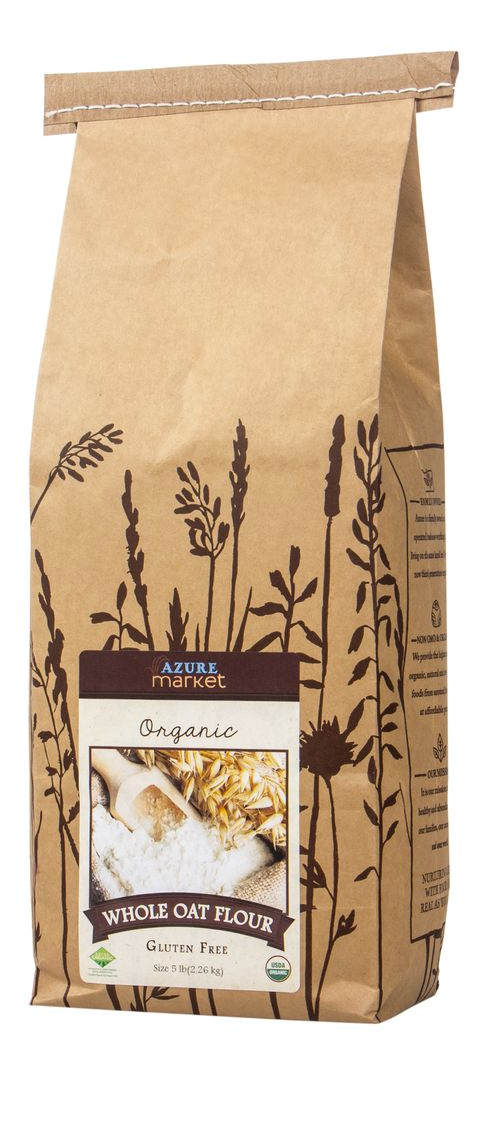 Azure Market Organics Oat Flour, Whole, GF, Organic, 5 lbs