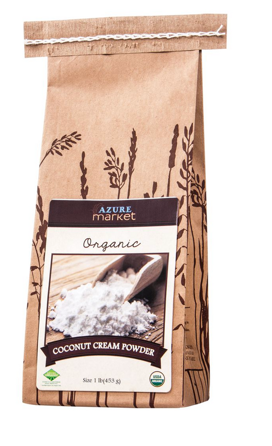 Azure Markets Coconut Cream Powder, Organic, 1 lb